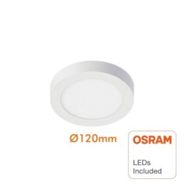 LED Deckenrunde Oberfläche 8W - OSRAM CHIP DURIS E 2835