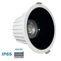 LED Einbauleuchte 40W Rund - Philips CertaDrive - CCT - UGR13 -IP65