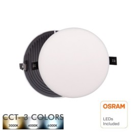 LED Einbauleuchte 12W Frameless QUASAR - OSRAM CHIP DURIS E 2835 - CCT