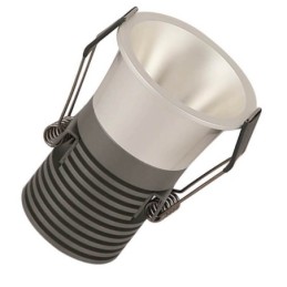 LED Strahler Downlight LED 5W Perlenchrom Bridgelux Chip - 40° - UGR1- CCT1