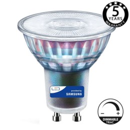 Lampe Led 6W - DIMMBAR - SAMSUNG GU10 GLASS