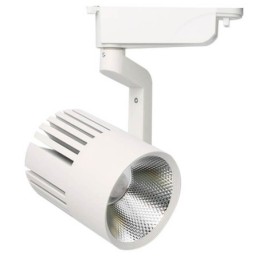LED Strahler 40W PISA Weiss 1-Phasen-Stromschienen