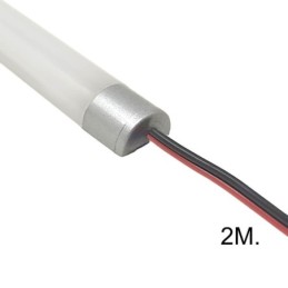 Integrierte LED-Linearleiste - Oberfläche - TENNESEE - SILBER -24V- 0,5m - 1m - 1,5m - 2m