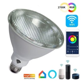 12W SMART Wifi RGB+CCT LED PAR Lampe - Dimmbar - E27
