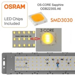 LED-Projektor 400W DOB MAGNUM OSRAM SMD3030-3D 180Lm/W 90º Chip
