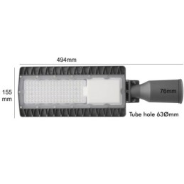 LED Strassenleuchte 60W HALLEY BRIDGELUX Chip 140lm/W
