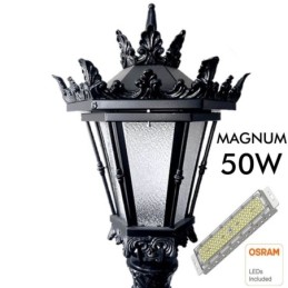 LED Strassenlaterne Aluminium KAISERLICHE 40W - 50W - 65W