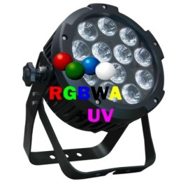 LED Strahler 144W - IP65 - LUKE PRO RBGWAUV (6 in 1) DMX