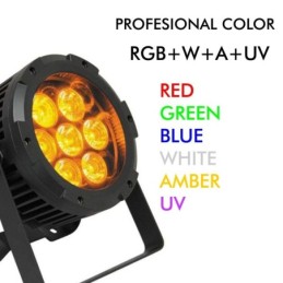 LED Strahler 126W - IP65 - MARK PRO RBGWA+UV (6 in 1) DMX