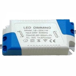 Treiber DIMMBAR TRIAC für LED Leuchten 18W a 25W - 300mA