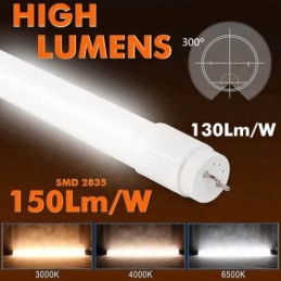 LED Röhre 20W T8 Glas 150cm - HOHE LEUCHTIGKEIT - OSRAM CHIP