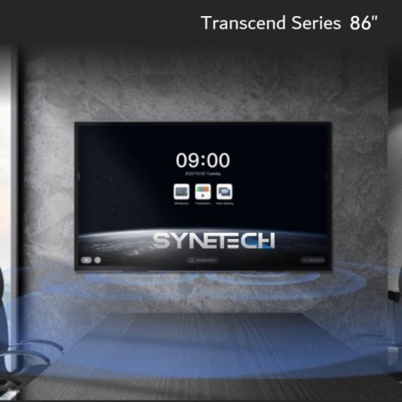 Interaktiver elektronischer LED-Whitildschirm - 86" - Synetech cobranding MAXHUB – Transcend Serie - PCAP - 8GB+128GB
