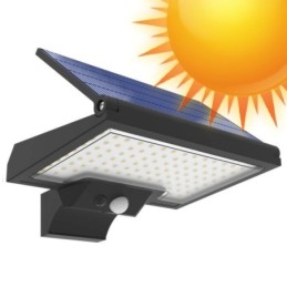 LED Wandleuchte Solar 10W mit Bewegungsmelder PIR - 6000K
