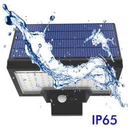 LED Wandleuchte Solar 10W mit Bewegungsmelder PIR - 6000K