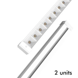 LED Linearstrahler 28W - HALLE DYNAMICS - UGR19 - für technische Decken - Pack 2 Stück