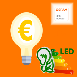 LED Lampe 12W E27 R80 180º - OSRAM CHIP DURIS E 2835
