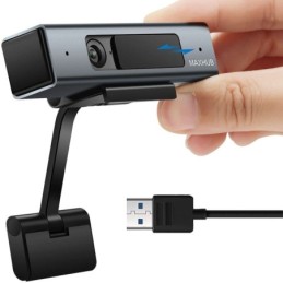 MAXHUB Webcam 1080P Full HD mit Mikrofon - Kompatibel mit PC Mac Laptop Desktop