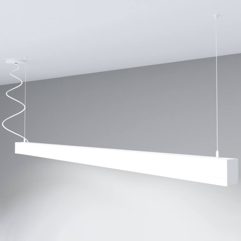 Linearlampe Pendelleuchte LED - MÜNCHEN WEISS - 0,5 m - 1 m - 1,5 m - 2 m - IP54