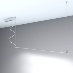 Linearlampe Pendelleuchte - MILANO SILBER - 0,5 m - 1 m - 1,5 m - 2 m - IP20