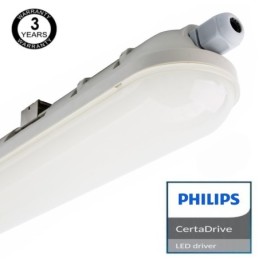 LED Wannenleuchte 20W mit Integrierter LED PHILIPS CertaDrive - 60cm