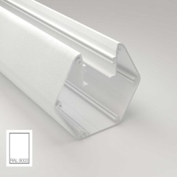 Linearlampe Pendelleuchte LED - PACO Weiss - 0,5 m - 1m - 1,5m - 2m