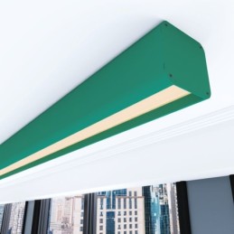 Lineare LED - Deckenaufbauleuchte - ANTONIUS Patinagrün - 0,5 m - 1m - 1,5m - 2m
