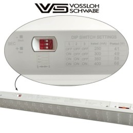LED Strahler 66W - LINEAR ARENDAL - VOSSLOH - Weiss - 3-Phasen Schienensystem - 150cm -
