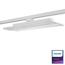 LED Strahler 75W - LINEAR ARENDAL - Philips Xitanium - Weiss - 3-Phasen Schienensystem - 58cm
