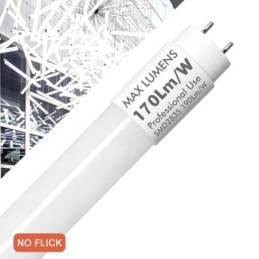 PACK 10 - LED Röhre Glas - 25W - 150cm T8 - 170 Lm/W - PRO MAX LUMENS - 4250Lm - NO FLICK