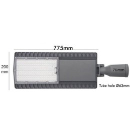 LED Strassenleuchte 150W HALLEY BRIDGELUX Chip 150lm/W