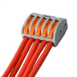 Schnellverbinder – 5 Eingänge – PCT-212 für Elektrokabel - 0.08-4mm²