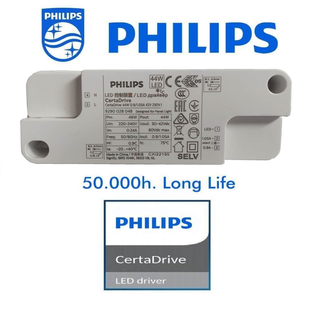 Panneau LED 120x60 80W - Driver CERTA Philips Garantie 5 ans