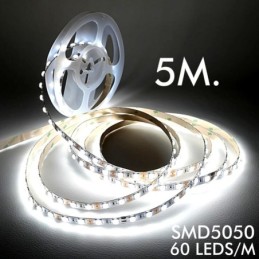 LED Stripe 12V | 60xLED/m | 5m | SMD5050 |960Lm | 14W/M | IP20